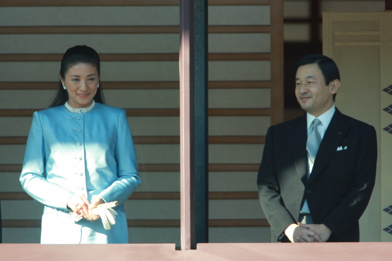 2008年の一般参賀での雅子さまと天皇陛下
