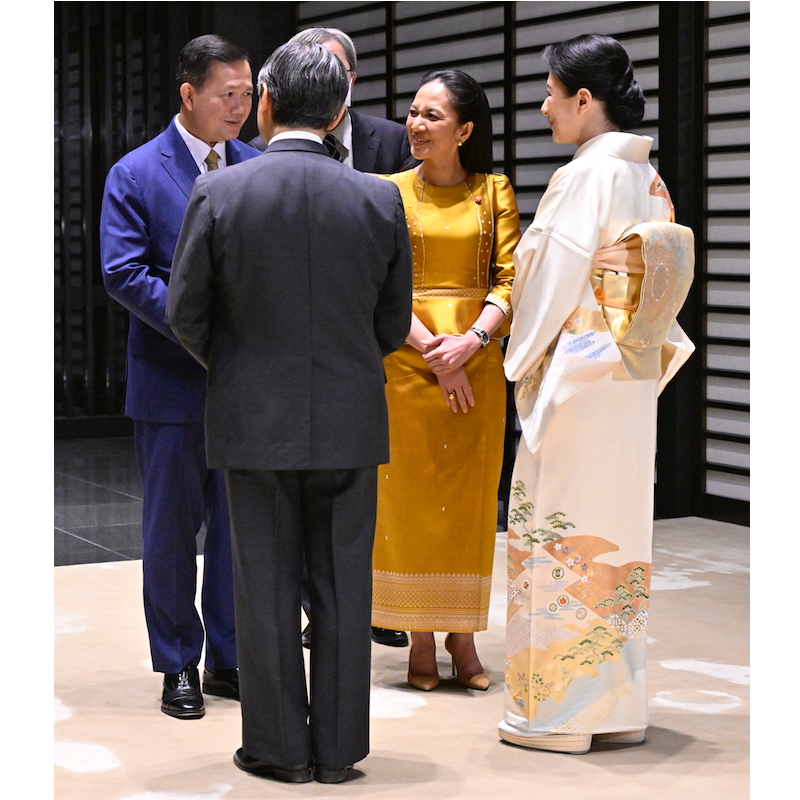 日本ASEAN（東南アジア諸国連合）友好協力50周年特別首脳会議に出席の各国首脳夫妻を招いた茶会をご開催の天皇皇后両陛下