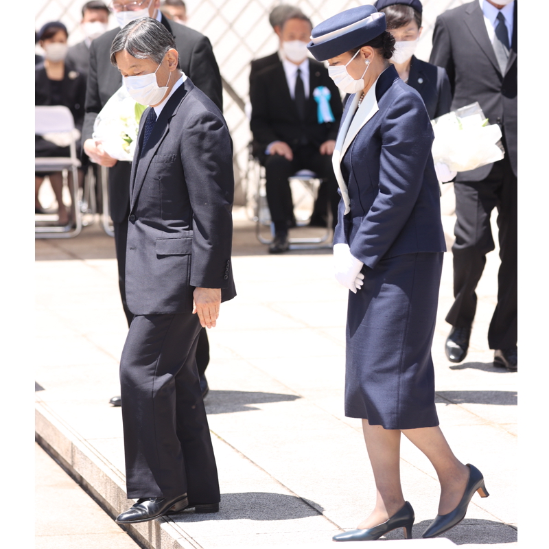 神奈川県横須賀市の戦没船員の碑広場で行われた殉職船員追悼式（2023年5月24日、Ph／JMPA）