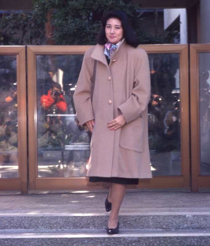 1993年1月、東宮仮御所へ向かう雅子さま