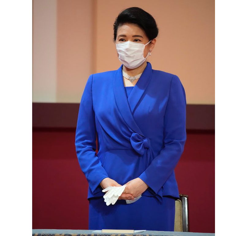 2022年4月、「日本国際賞」の授賞式に出席された雅子さま