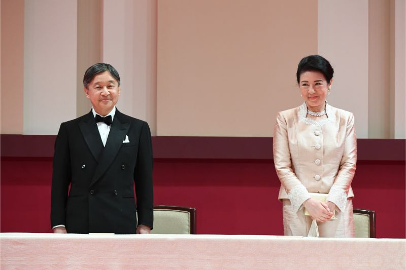 2023年4月、日本国際賞の授賞式に出席された雅子さまと天皇陛下