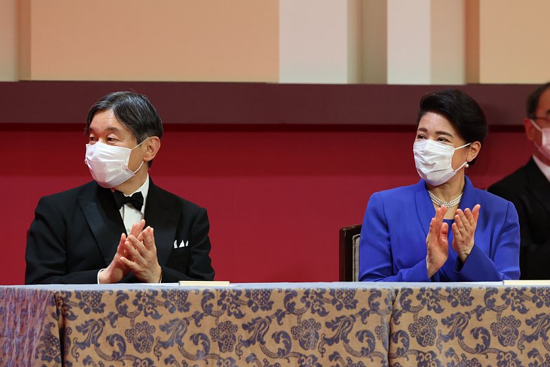 2022年4月、「日本国際賞」の授賞式に出席された雅子さまと天皇陛下