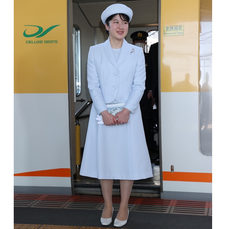大和八木駅にご到着（2024年3月27日、Ph／JMPA）