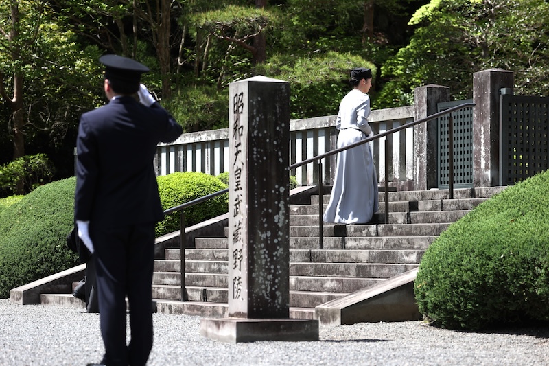 東京都八王子市にある武蔵野陵と武蔵野東陵を参拝（2024年4月25日、Ph／JMPA）