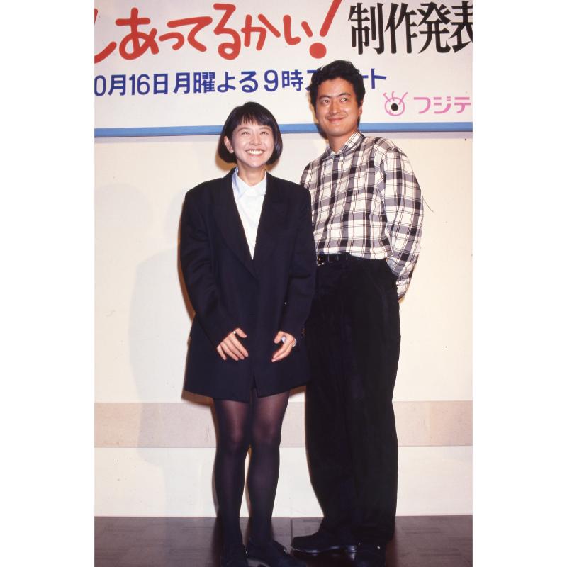 1989年放送の『愛しあってるかい！』で共演した陣内孝則と小泉今日子（Ph／SHOGAKUKAN）