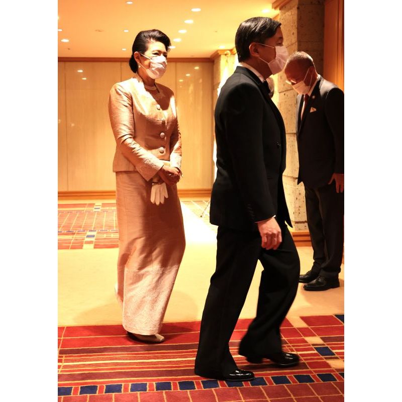 2023年4月、都内で行われた日本国際賞の授賞式にご出席の天皇皇后両陛下