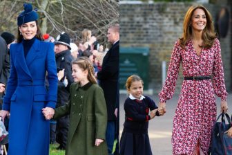 シャーロット王女が9歳に！　キャサリン皇太子妃とのファッションの“共通点”、エレガントなコートは襟でメリハリを　リボンでフェミニンに