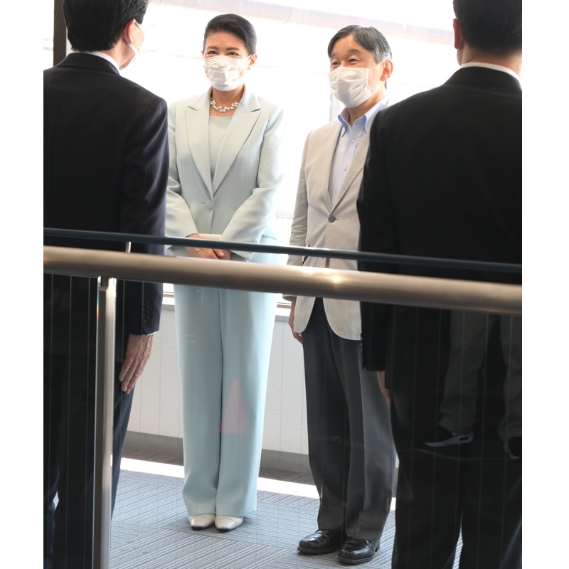 岡山空港に到着された天皇皇后両陛下（2024年5月25日、JMPA）