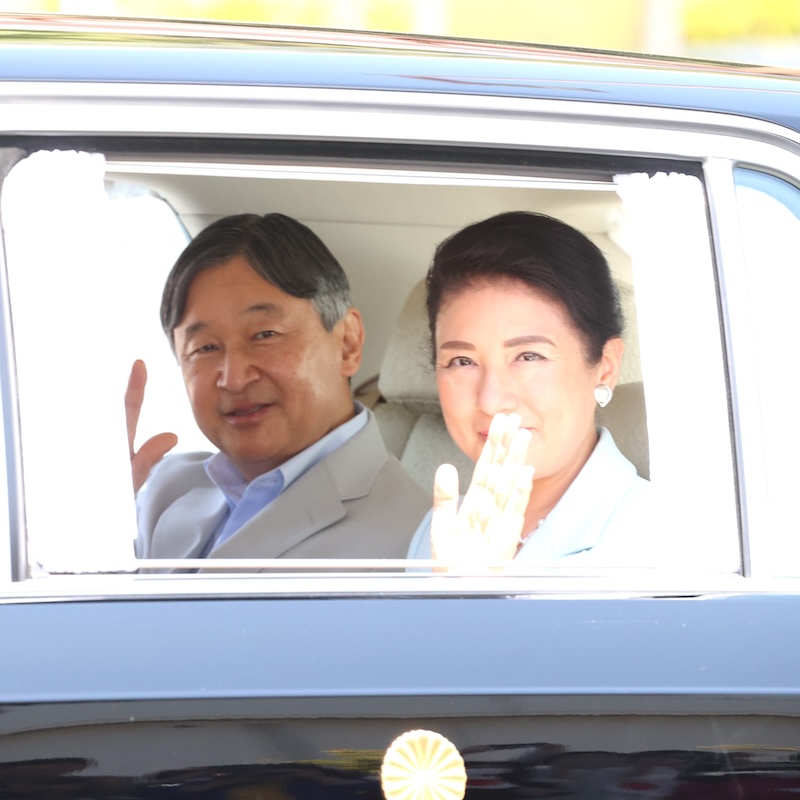2024年5月に、岡山県に滞在された天皇皇后両陛下
