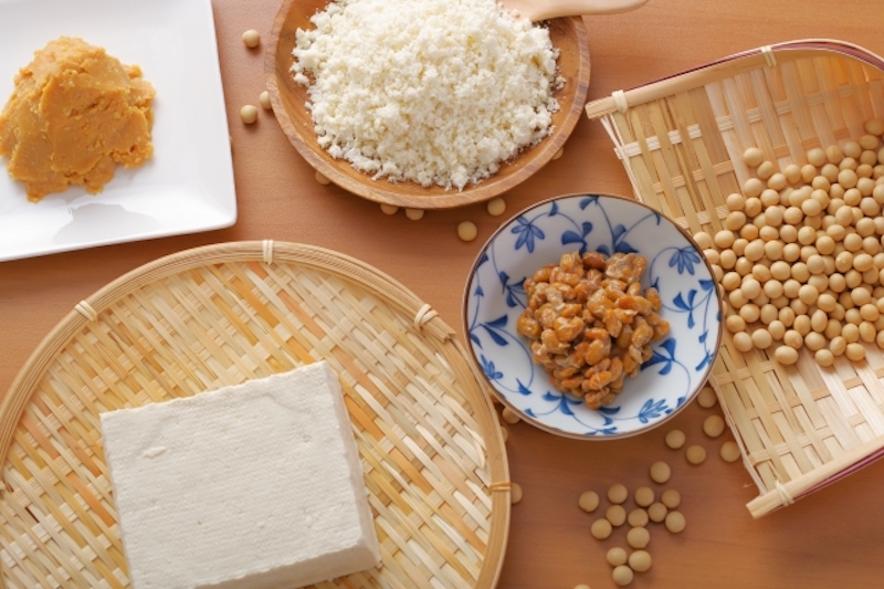 大豆イソフラボンは大豆食品に多く含まれる