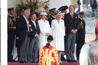 《イギリスご訪問 歓迎式典ファッション》皇后雅子さま、レースのホワイトコーデで魅了　カミラ王妃は白の装いに帽子で”アクセント”